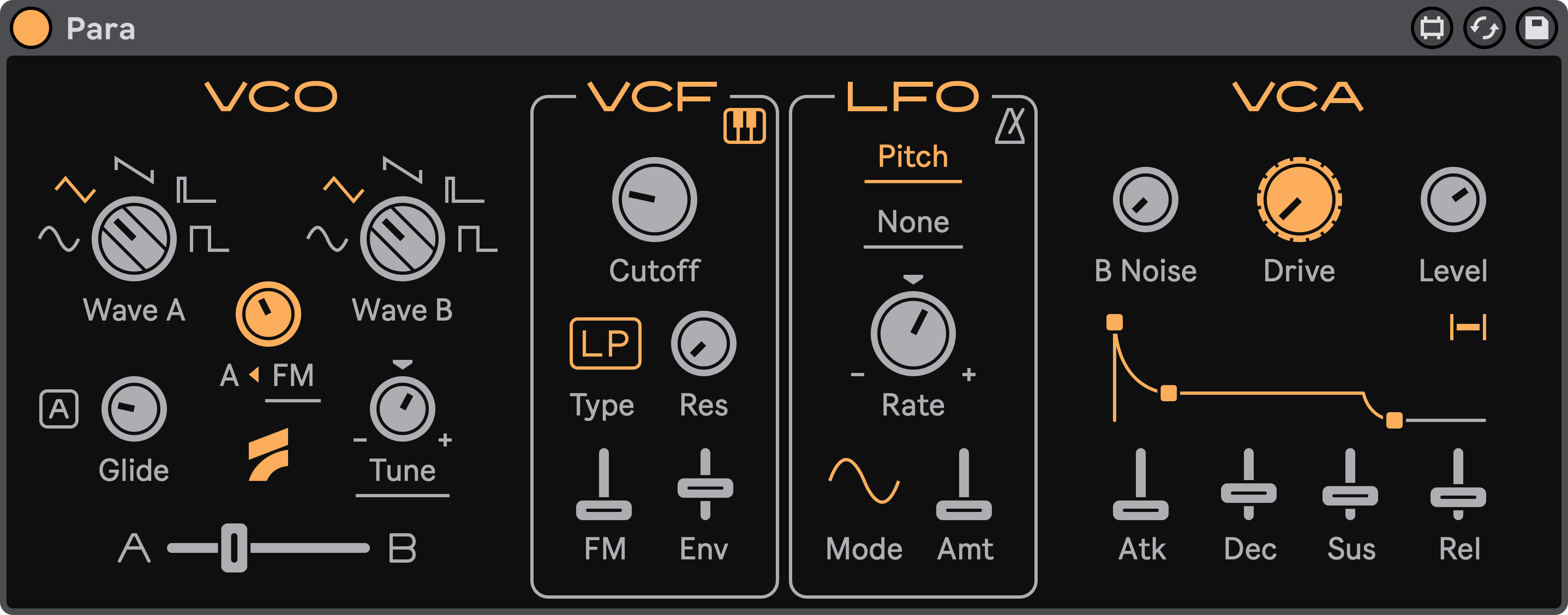 Para synthesizer device