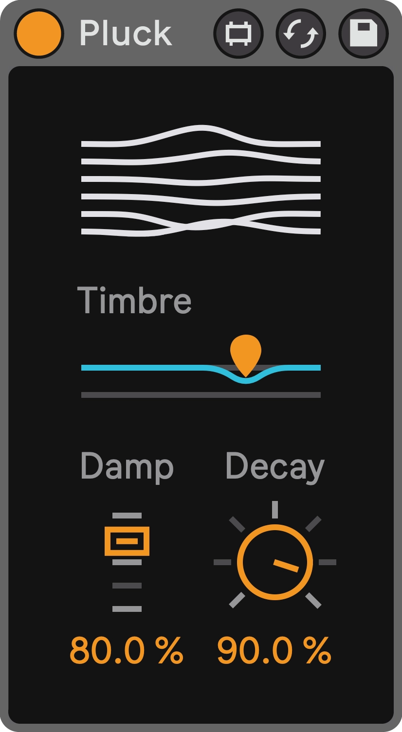 Fors Pluck developer interface artwork